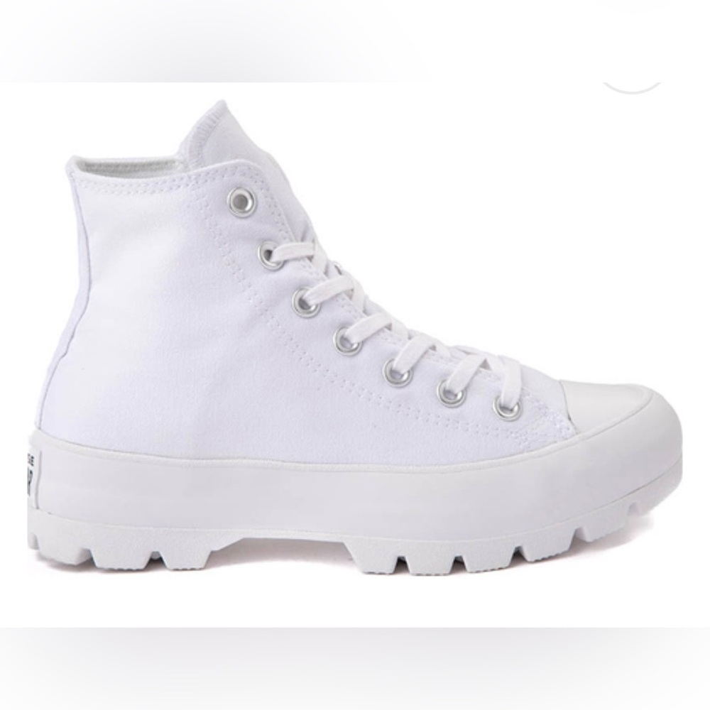 Converse All Star Lugged platform sneaker all white